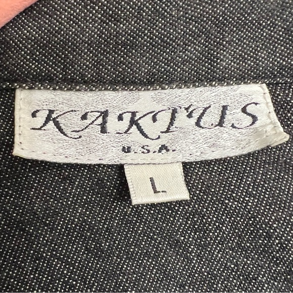 Vintage pushpa kaktus city applique jacket - Picture 3 of 7